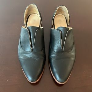 Nisolo Emma D’Orsay Leather Shoe in Black Size 8 with Dust Bag